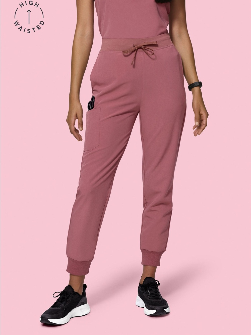Mandala Scrub Pants Mauve